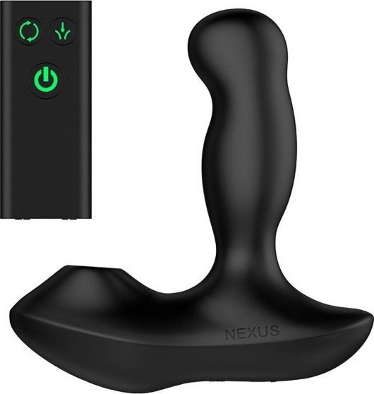 Черный вибратор-ротатор для стимуляции простаты Nexus Revo Air - Nexus Range - в Петрозаводске купить с доставкой
