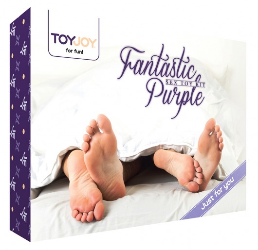 Эротический набор FANTASTIC PURPLE SEX TOY KIT - Toy Joy - купить с доставкой в Петрозаводске