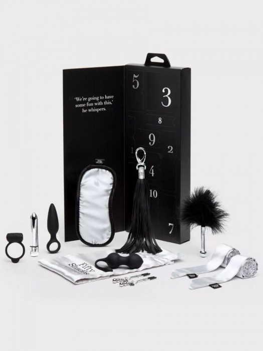 Эротический набор Pleasure Overload 10 Days of Play Gift Set - Fifty Shades of Grey - купить с доставкой в Петрозаводске