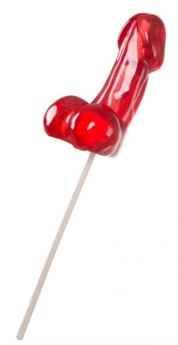 Красный леденец в форме фаллоса со вкусом виски - Sosuчki - купить с доставкой в Петрозаводске