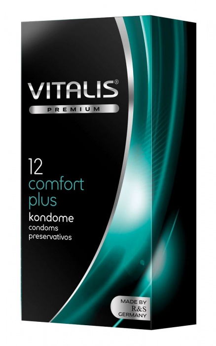 Контурные презервативы VITALIS PREMIUM comfort plus - 12 шт. - Vitalis - купить с доставкой в Петрозаводске