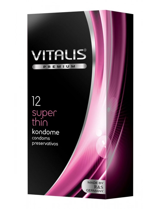 Ультратонкие презервативы VITALIS PREMIUM super thin - 12 шт. - Vitalis - купить с доставкой в Петрозаводске