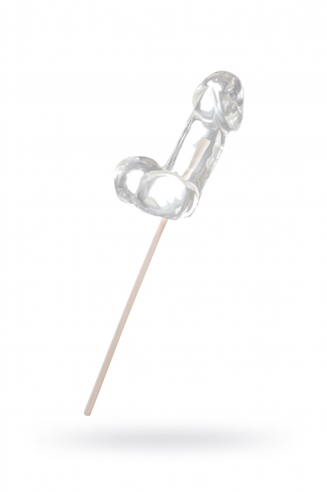 Прозрачный леденец в форме фаллоса со вкусом пина колады - Sosuчki - купить с доставкой в Петрозаводске