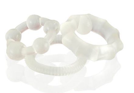 Набор из 3 прозрачных эластичных эрекционных колец - Sitabella - в Петрозаводске купить с доставкой