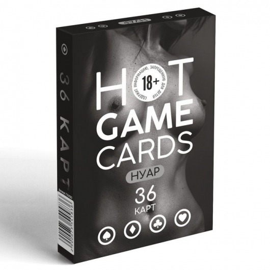 Игральные карты HOT GAME CARDS НУАР - 36 шт. - Сима-Ленд - купить с доставкой в Петрозаводске