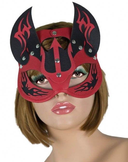 Маска дьяволицы с рожками - LOVETOY (А-Полимер) - купить с доставкой в Петрозаводске