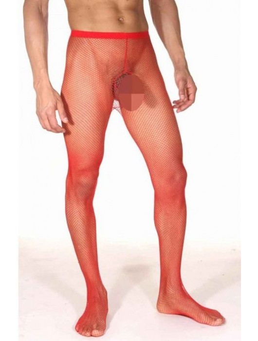 Мужские колготы в сеточку с интимным доступом - La Blinque купить с доставкой