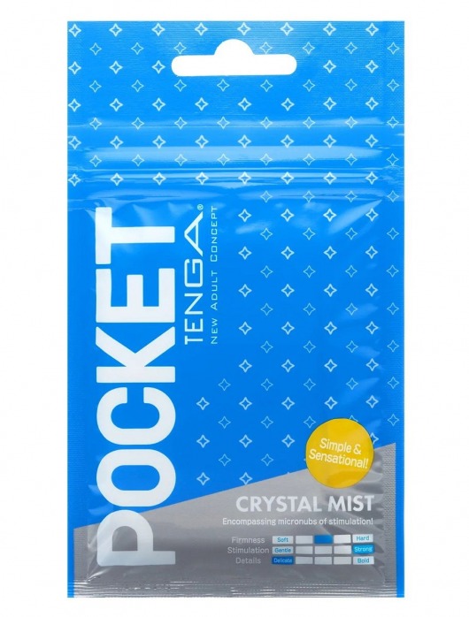 Карманный мастурбатор Crystal Mist - Tenga - в Петрозаводске купить с доставкой