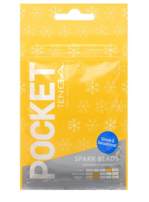 Карманный мастурбатор Spark Beads - Tenga - в Петрозаводске купить с доставкой