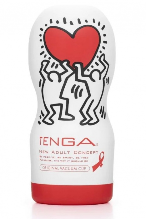 Мастурбатор Keith Haring Cup Deep Throat - Tenga - в Петрозаводске купить с доставкой