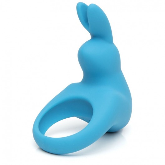 Голубое эрекционное виброкольцо Happy Rabbit Rechargeable Rabbit Cock Ring - Happy Rabbit - в Петрозаводске купить с доставкой