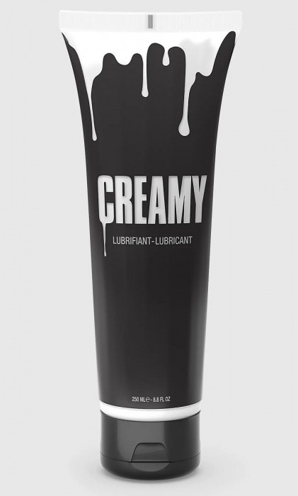 Смазка на водной основе Creamy с консистенцией спермы - 250 мл. - Strap-on-me - купить с доставкой в Петрозаводске