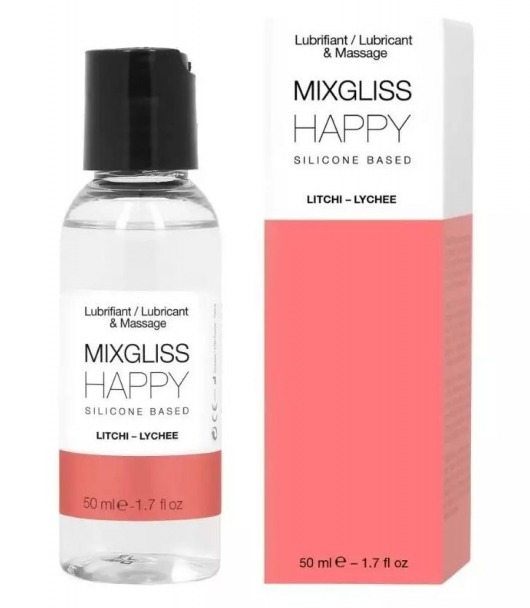 Смазка на силиконовой основе Mixgliss Happy - 50 мл. - Mixgliss - купить с доставкой в Петрозаводске