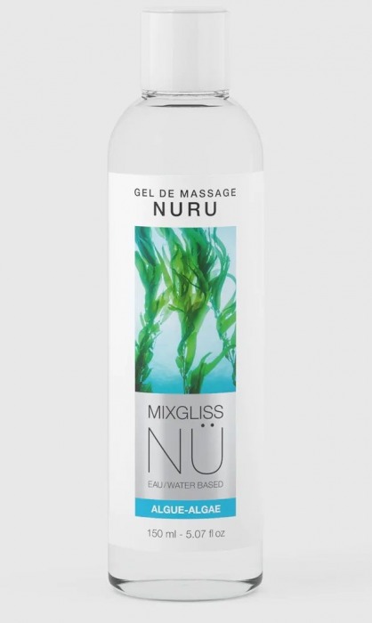 Массажный гель на водной основе Mixgliss NU Algae - 150 мл. - Strap-on-me - купить с доставкой в Петрозаводске