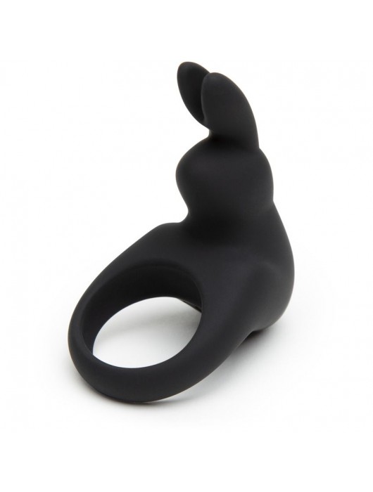 Черное эрекционное виброкольцо Happy Rabbit Rechargeable Rabbit Cock Ring - Happy Rabbit - в Петрозаводске купить с доставкой