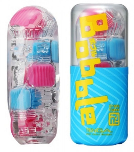 Мастурбатор Tenga Bobble Crazy Cubes - Tenga - в Петрозаводске купить с доставкой