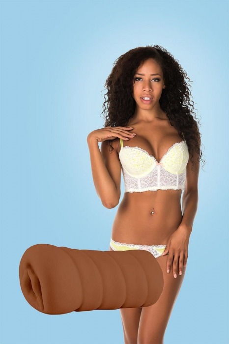 Коричневый мастурбатор-вагина BRIANNA - Dream Toys - в Петрозаводске купить с доставкой