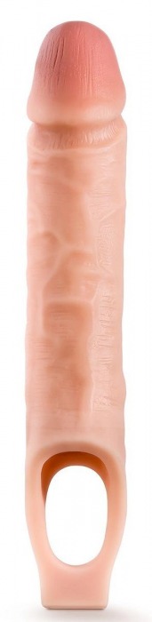Телесная насадка на пенис 10 Inch Cock Sheath Extender - 25 см. - Blush Novelties - в Петрозаводске купить с доставкой