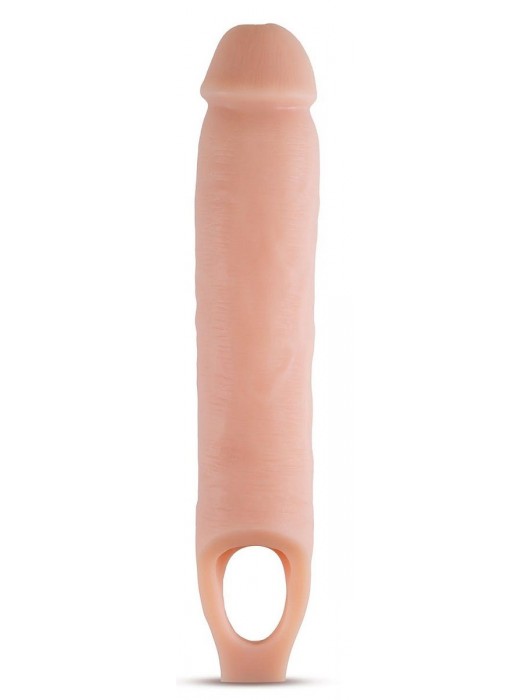 Телесная насадка на пенис 11.5 Inch Cock Sheath Penis Extender - 29,2 см. - Blush Novelties - в Петрозаводске купить с доставкой