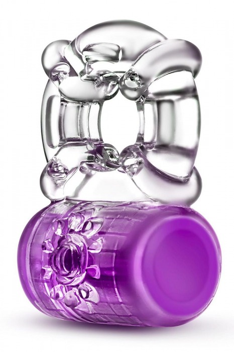 Фиолетовое эрекционное виброкольцо Pleaser Rechargeable C-Ring - Blush Novelties - в Петрозаводске купить с доставкой