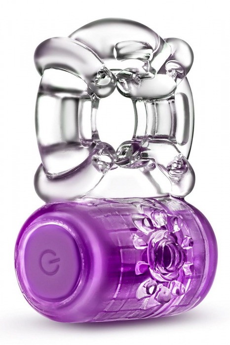 Фиолетовое эрекционное виброкольцо One Night Stand Vibrating C-Ring - Blush Novelties - в Петрозаводске купить с доставкой