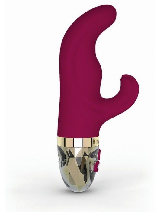 Ярко-розовый вибратор-кролик Hop Hop Bob - 16 см. - MyStim