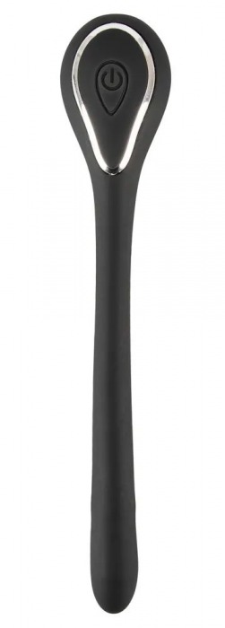 Черный гибкий уретральный стимулятор с вибрацией Vibrating Bendable Dilator - 13,5 см. - Orion - купить с доставкой в Петрозаводске