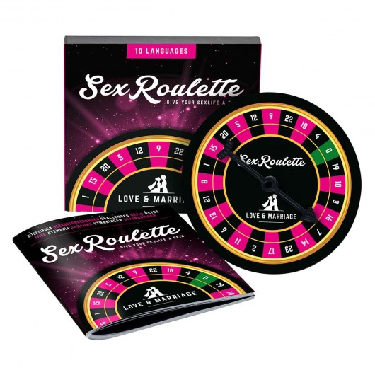Настольная игра-рулетка Sex Roulette Love   Marriage - Tease&Please - купить с доставкой в Петрозаводске