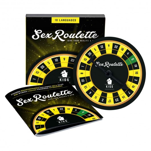 Настольная игра-рулетка Sex Roulette Kiss - Tease&Please - купить с доставкой в Петрозаводске