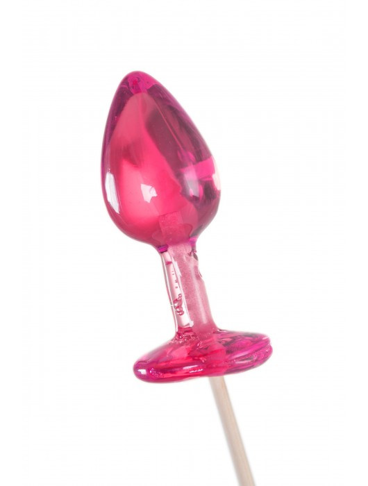 Розовый леденец  в форме анальной втулки со вкусом айриш крим - 29 гр. - Sosuчki - купить с доставкой в Петрозаводске