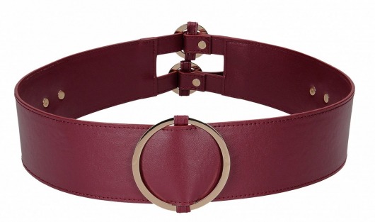 Бордовый ремень Halo Waist Belt - размер L-XL - Shots Media BV - купить с доставкой в Петрозаводске