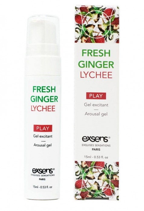 Возбуждающий гель Fresh Ginger Lychee Arousal Gel - 15 мл. - Exsens - купить с доставкой в Петрозаводске