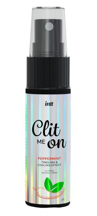 Клиторальный возбуждающий спрей Clit Me On Peppermint - 12 мл. - INTT - купить с доставкой в Петрозаводске