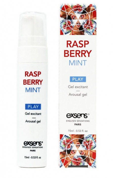 Возбуждающий гель Raspberry Mint с ароматом малины и мяты - 15 мл. - Exsens - купить с доставкой в Петрозаводске