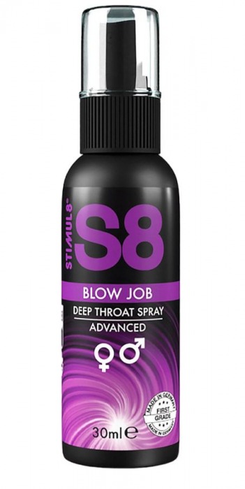 Лубрикант для орального секса S8 Deep Throat Spray - 30 мл. - Stimul8 - купить с доставкой в Петрозаводске
