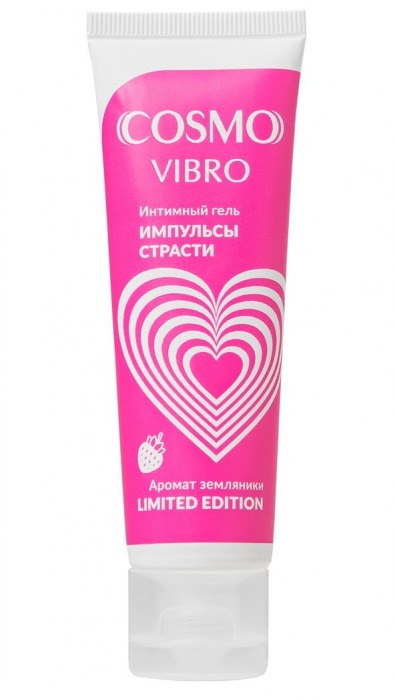 Возбуждающий гель на водно-силиконовой основе Cosmo Vibro с ароматом земляники - 50 гр. - Биоритм - купить с доставкой в Петрозаводске