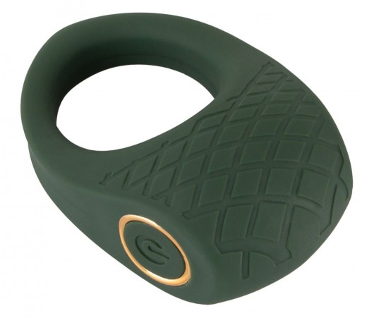 Зеленое эрекционное виброкольцо Luxurious Vibro Cock Ring - Orion - в Петрозаводске купить с доставкой