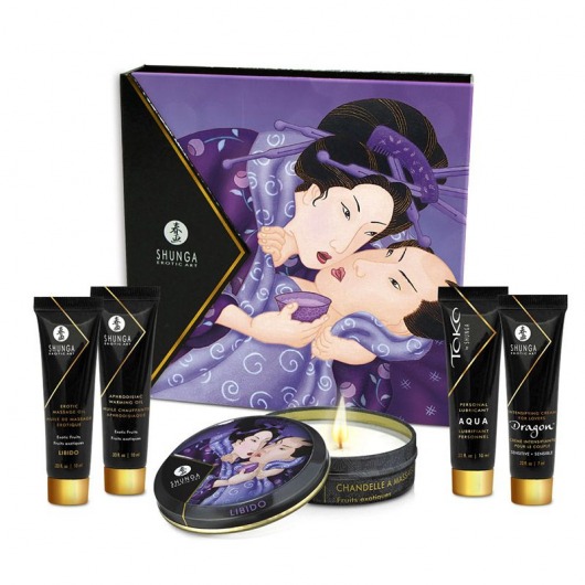 Подарочный набор Geishas secret из 5 предметов - Shunga - купить с доставкой в Петрозаводске