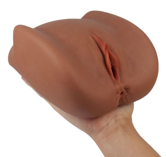 Мастурбатор Black Beauty - вагина и анус - S-HANDE - в Петрозаводске купить с доставкой