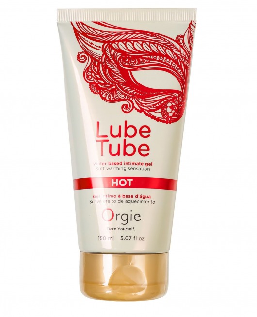 Интимный гель на водной основе Lube Tube Hot с разогревающим эффектом - 150 мл. - ORGIE - купить с доставкой в Петрозаводске