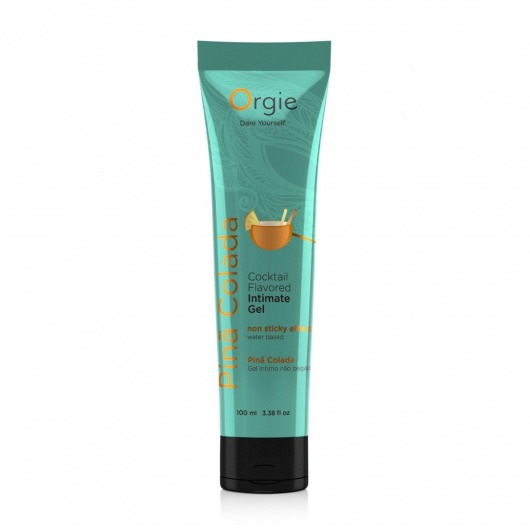 Съедобный интимный гель Orgie Lube Tube Cocktail Pina Colada - 100 мл. - ORGIE - купить с доставкой в Петрозаводске