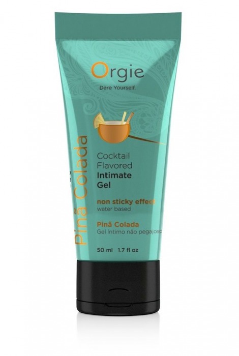 Съедобный интимный гель Orgie Lube Tube Cocktail Pina Colada - 50 мл. - ORGIE - купить с доставкой в Петрозаводске