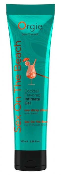 Съедобный интимный гель Orgie Lube Tube Cocktail Sex On The Beach - 100 мл. - ORGIE - купить с доставкой в Петрозаводске