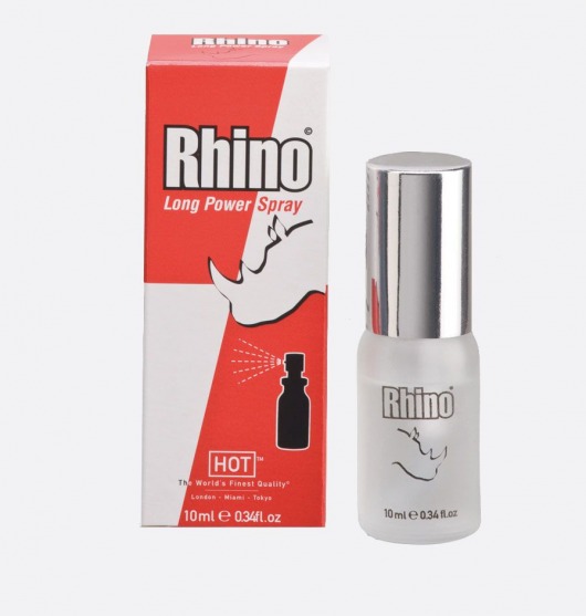 Пролонгирующий спрей для мужчин Rhino - 10 мл. - HOT - купить с доставкой в Петрозаводске