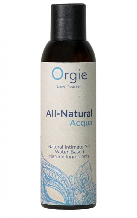 Интимный гель на водной основе Orgie All-Natural Acqua - 150 мл. - ORGIE - купить с доставкой в Петрозаводске
