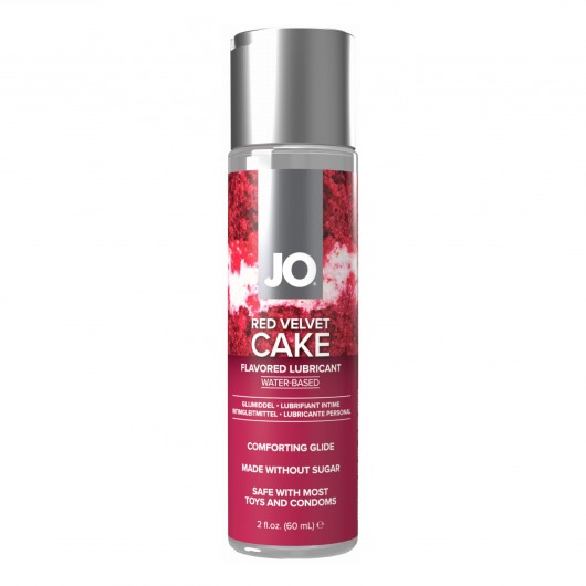 Лубрикант на водной основе JO H2O Red Velvet Cake Flavored Lubricant - 60 мл. - System JO - купить с доставкой в Петрозаводске