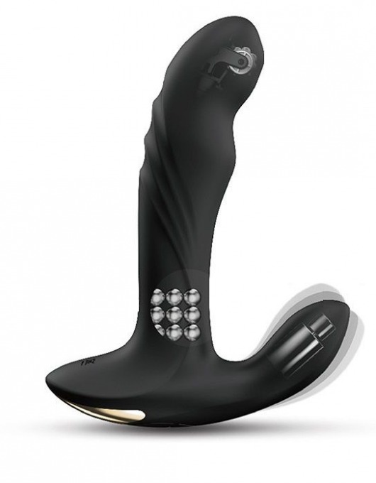 Черный вибромассажер простаты Multi P-Joy с 3 моторами - Dorcel - в Петрозаводске купить с доставкой