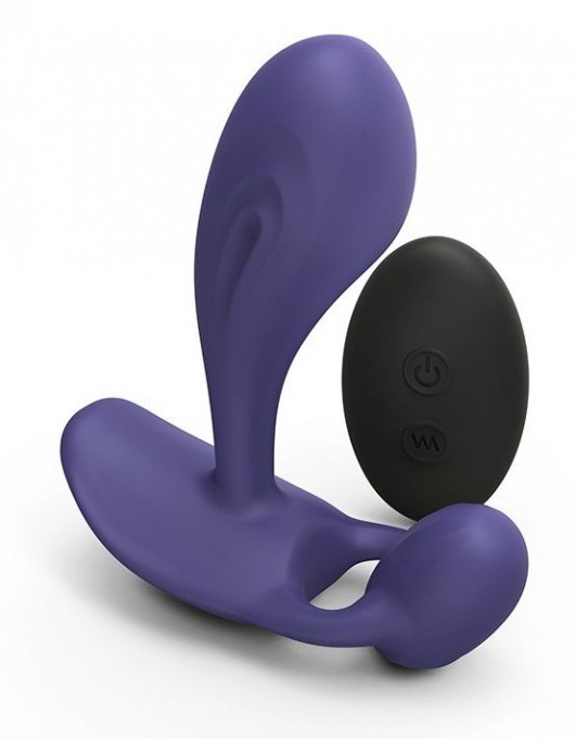 Темно-синий вибромассажер Witty P G Vibrator with Remote Control - Love to Love - в Петрозаводске купить с доставкой