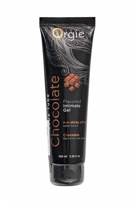 Интимный гель на водной основе Lube Tube Chocolate с шоколадным вкусом - 100 мл. - ORGIE - купить с доставкой в Петрозаводске