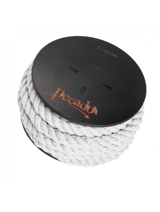 Белая веревка для шибари на катушке - 5 м. - Pecado - купить с доставкой в Петрозаводске